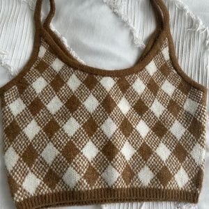 Zara sweater tank